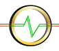 tuning symbol in gold green and red